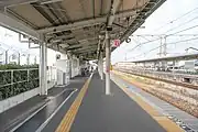 1番線ホーム(2022年10月)