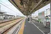 2番線ホーム(2022年10月)