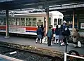 ホームと600形電車（2000年）