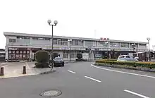改修工事前の駅舎(2013年5月)