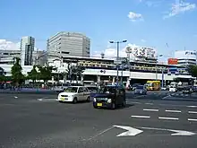 野田阪神交差点阪神電鉄野田駅