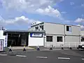 仮設駅舎（2019年5月）