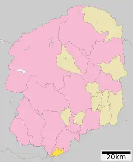 野木町位置図