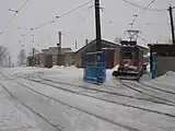 ノギンスク市電の車庫（2007年撮影）