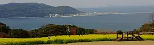 志賀島と海の中道（能古島からの眺め）