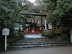 野宮神社の黒木の鳥居