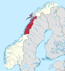 ヌールラン県の位置