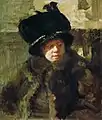 『女流作家ナタリア・ノルドマン＝セベロバヤの肖像』、1911年