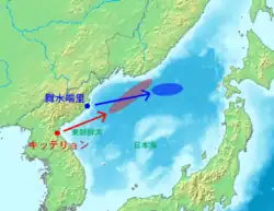 旗対嶺の大まかな位置