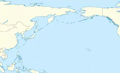 遠州灘の位置(北太平洋内)