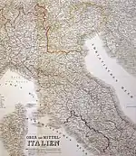 1860年のイタリア王国