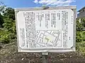 白井塚古墳では都市計画の看板が立っている