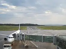 駐機場と滑走路