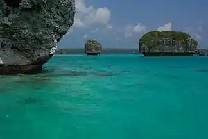 イルデパン島のウピ湾 (Upi)