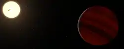 へびつかい座ν星系の想像図