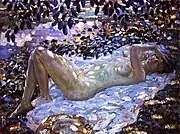 「木漏れ日の中のヌード」(1915)