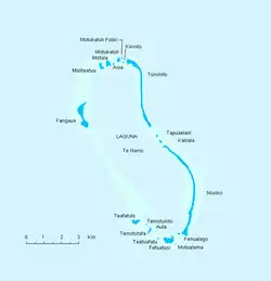 環礁の地図