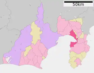 沼津市位置図