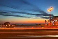 夕暮れの幣舞橋（2014年3月）