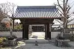 如意寺山門（力石町、2019年（平成31年）4月）