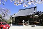 如来寺本堂（本新町、2019年（平成31年）4月）
