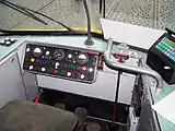 運転台(2008年撮影)