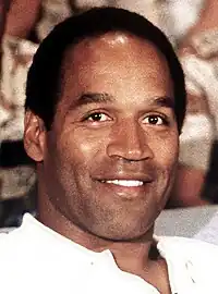 A picture of O.J. Simpson posing.