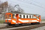 1920年製のBDe 4/4形電車(13)は2013年まで営業運転に使用された後ドイツの博物館で保存されている(2006年撮影)