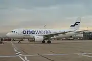 エアバスA319-100（ワンワールド塗装）