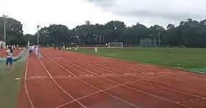 大蔵運動公園陸上競技場・場内