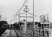 西岡崎駅（1923年撮影。当時の名称）