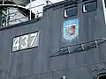 タランチュラの絵の描かれたロルニクの溶接艦橋側面