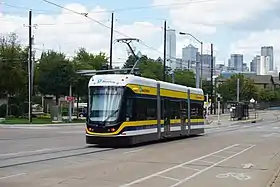 ダラス・ストリートカーダラス市内を走る路面電車（ストリートカー）