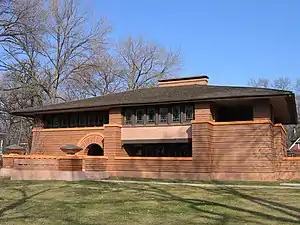 イリノイ州オークパークのアーサー・ハートリー邸（1902）