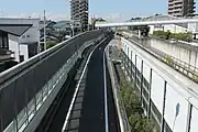 国道302号と直接接続(オフランプ)