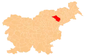 Umestitev 
občine Slovenska Bistrica v Sloveniji