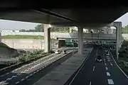 国道302号と接続（上入道交差点）
