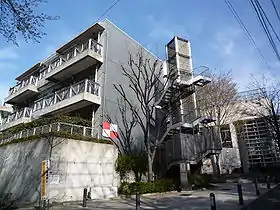 落合中学校(2008年3月撮影)