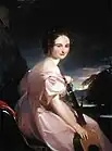 『フロリダのウォルトン嬢』、1833年、油彩キャンバス、オクタビア・ウォルトン・ル・ヴェールの肖像画