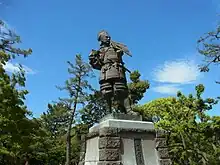 織田信長 銅像(愛知県清須市、清洲公園)