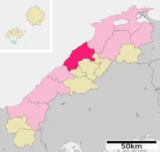 大田市位置図