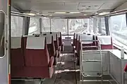 LSE車の展望室の様子と座席