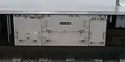 三菱電機製の空気圧縮機