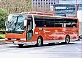 ロマンスカー「GSEカラーバス」5181号車新宿駅西口にて