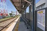 1番線ホーム（2023年5月）