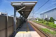 2番線ホーム（2023年5月）