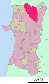 大館市位置図