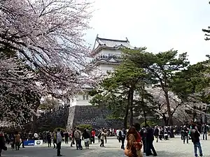 小田原城址公園（2012年4月）