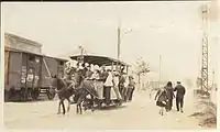 馬車鉄道(1917年撮影)