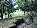 1号墳石室を山側から撮影（2020年7月）